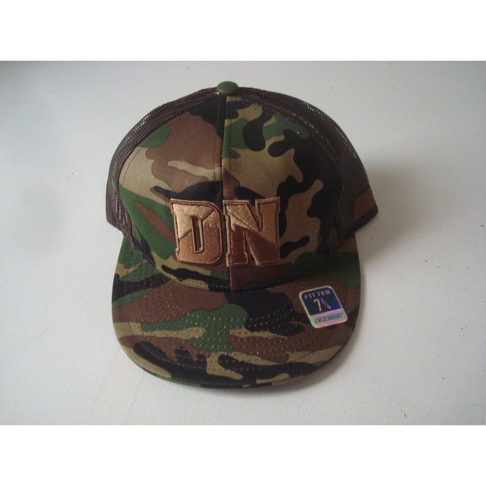 DENVER NUGGETS CAMO REEBOK FITTED 7 1/4 Y2K 00S NEW HAT CAP VINTAGE DEADSTOCK U1
